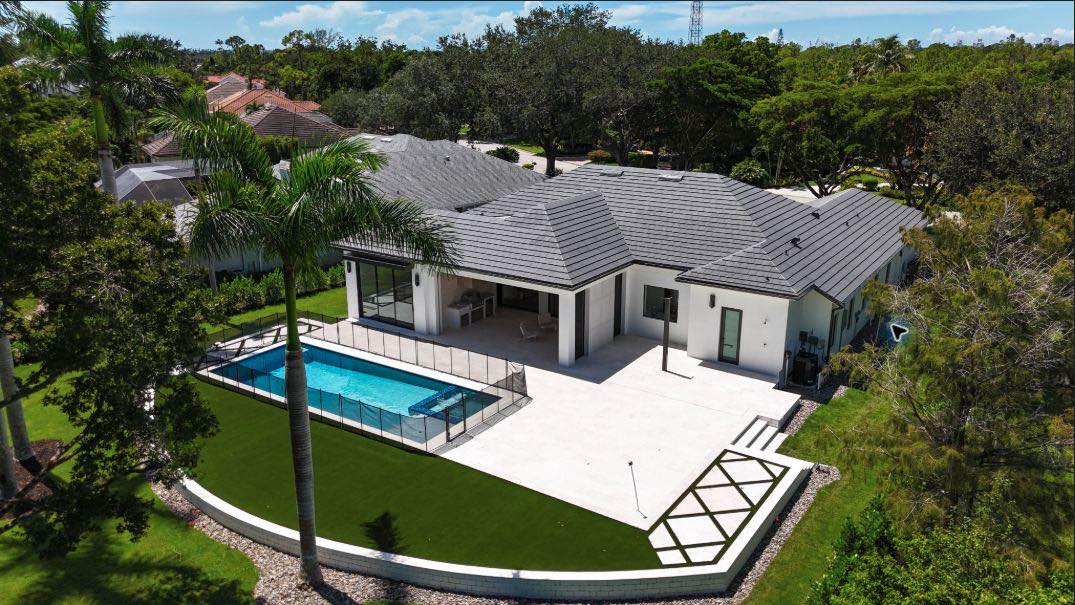 Aerial property photography