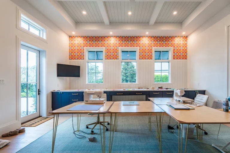 Porter quilt room accent wall