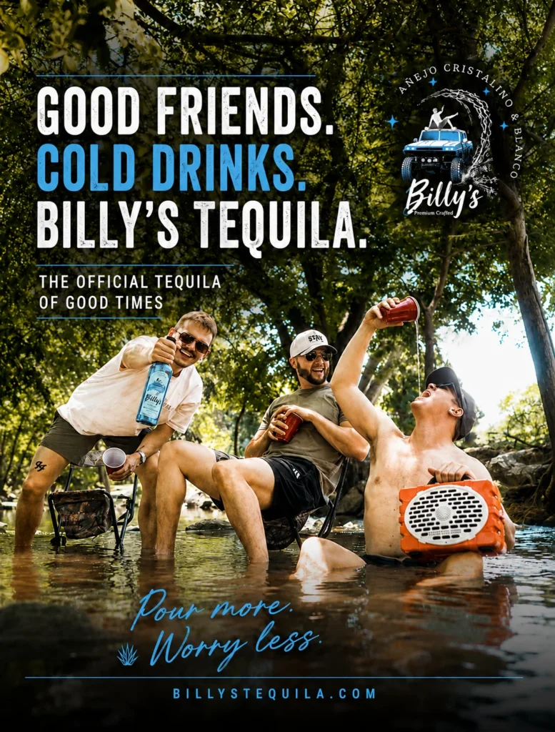 Billy's Tequila — Pour More Worry Less
