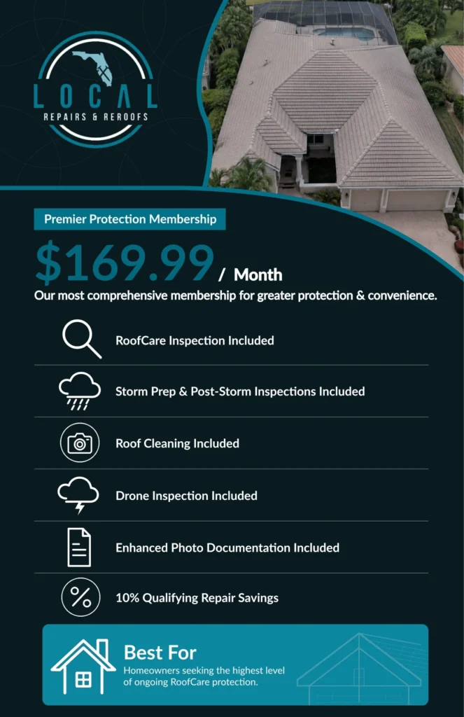 Local Repairs & Reroofs — RoofCare brochure — page 4