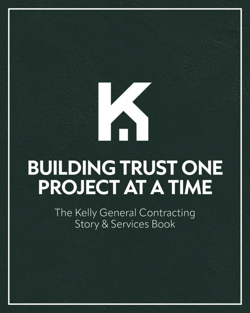Kelly General Contracting — Story and Services book — page 1