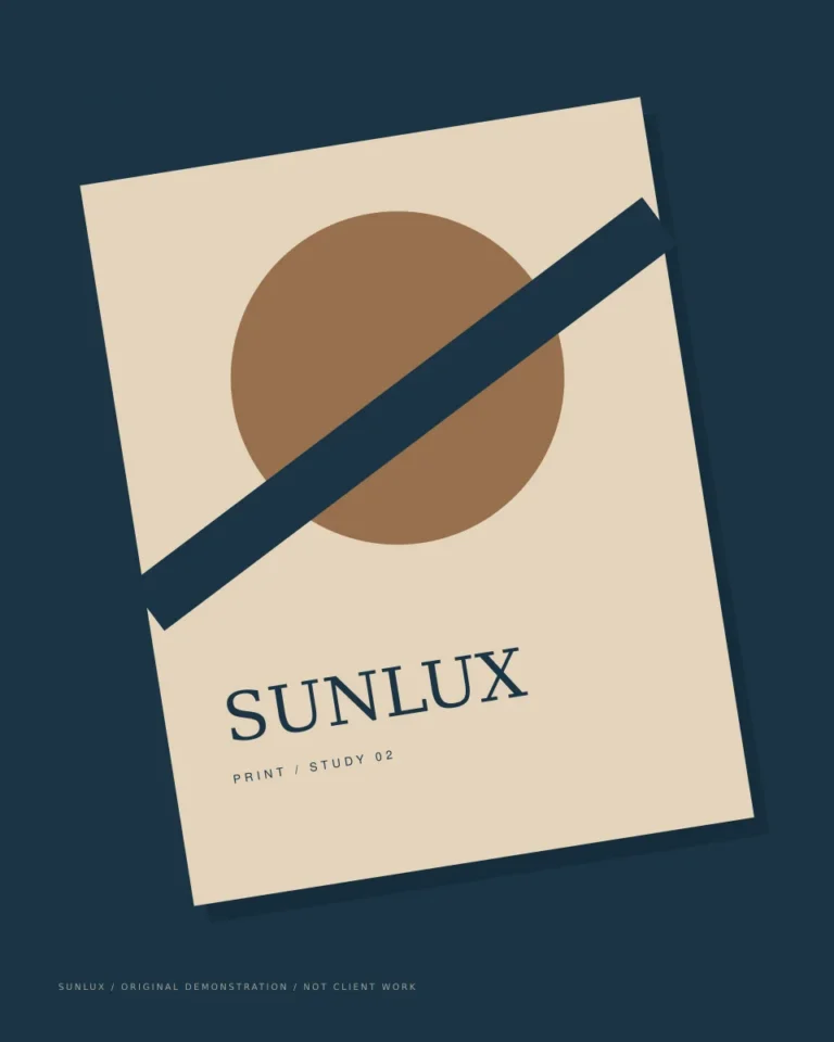 Original Sunlux demonstration artwork; not client work
