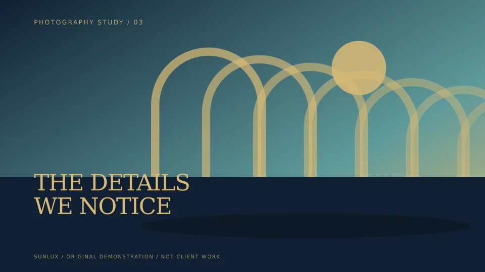 Original Sunlux demonstration artwork; not client work